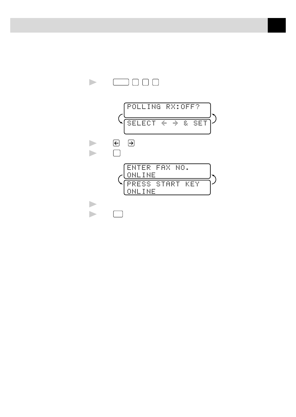 Setting up polling receive | Brother MFC7150C User Manual | Page 64 / 275