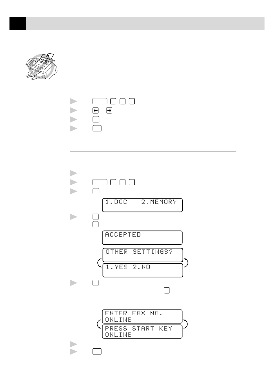 Print sample call back message, Delayed fax, Print sample call back message delayed fax | Brother MFC7150C User Manual | Page 81 / 275