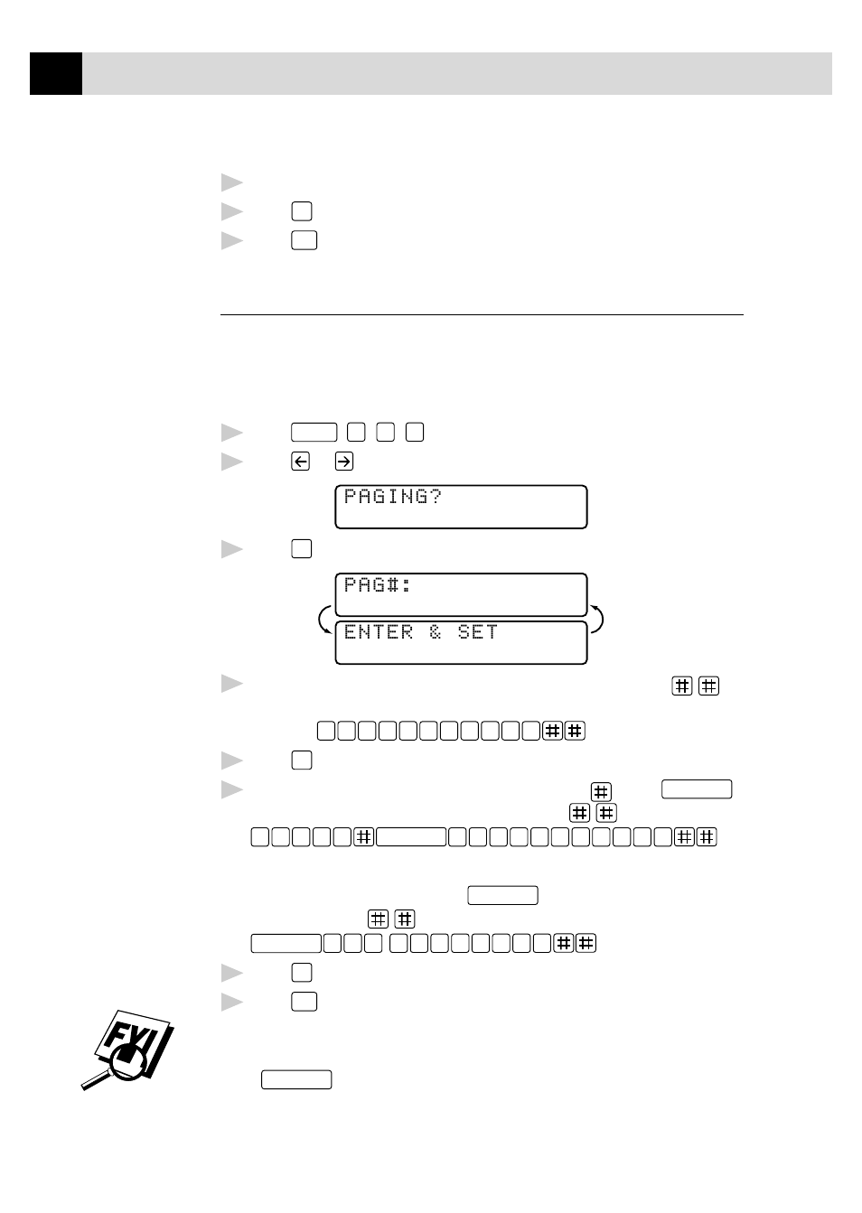 Programming paging number | Brother MFC7150C User Manual | Page 97 / 275