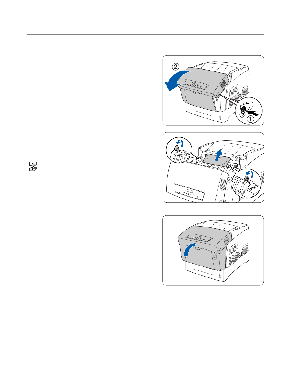 Paper jams around the fuser unit, Paper jams around the fuser unit -8 | Brother HL-4200CN User Manual | Page 123 / 166