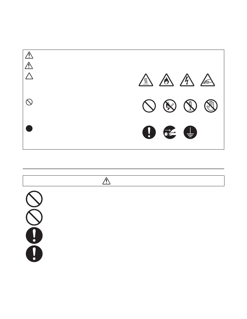Safety precautions, Installing and relocating your printer, Caution | Warning caution | Brother HL-4200CN User Manual | Page 17 / 166