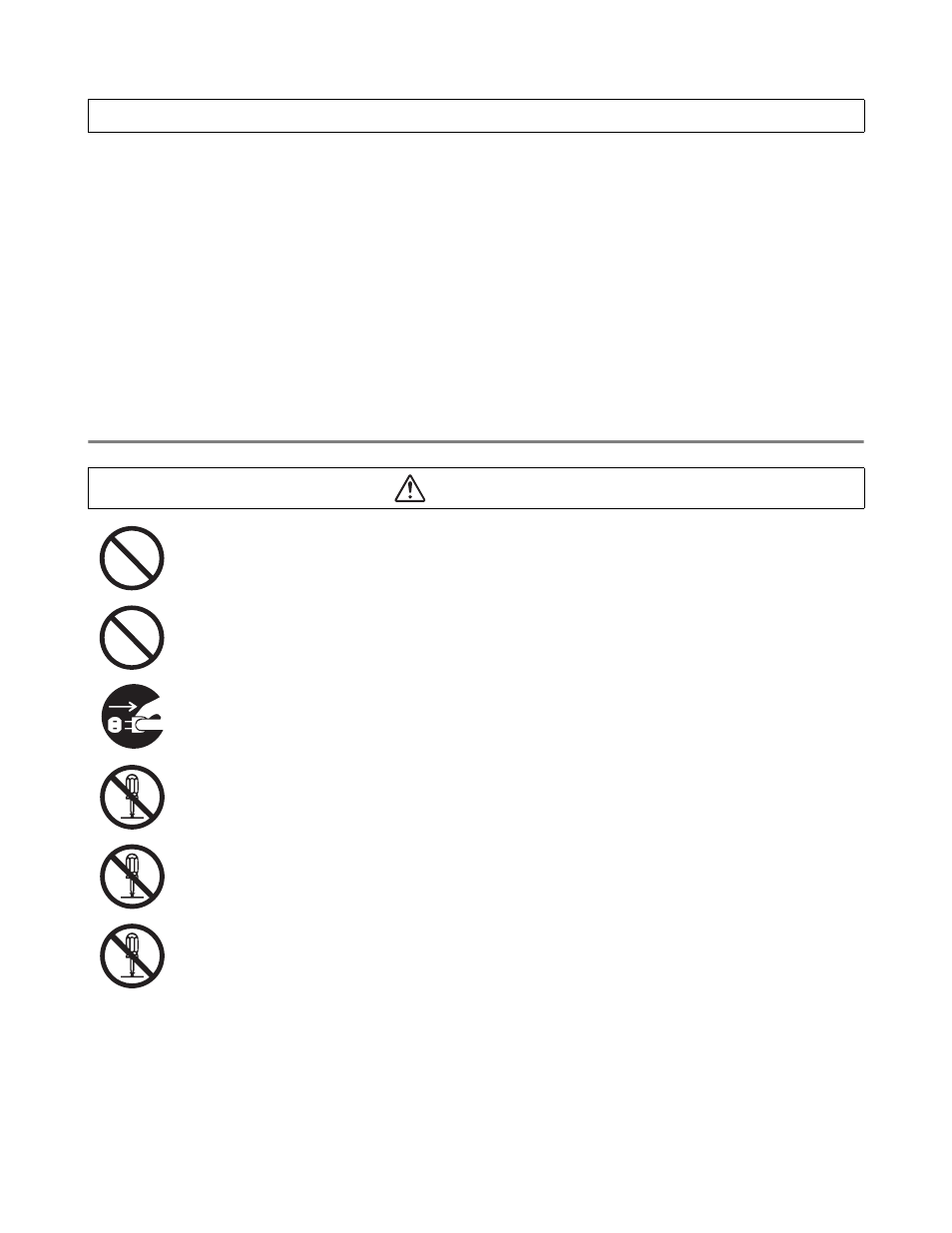Operating precautions, Warning | Brother HL-4200CN User Manual | Page 21 / 166