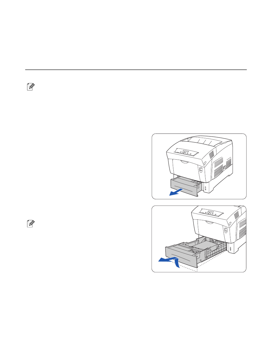 Loading paper, Load paper in the paper tray, Loading paper -7 | Load paper in the paper tray -7 | Brother HL-4200CN User Manual | Page 55 / 166