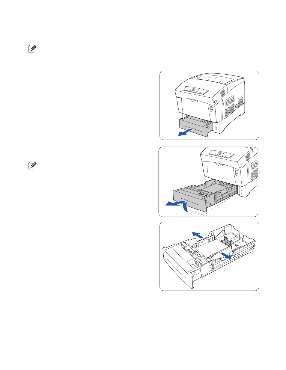Changing the paper size from a5 -13 | Brother HL-4200CN User Manual | Page 61 / 166