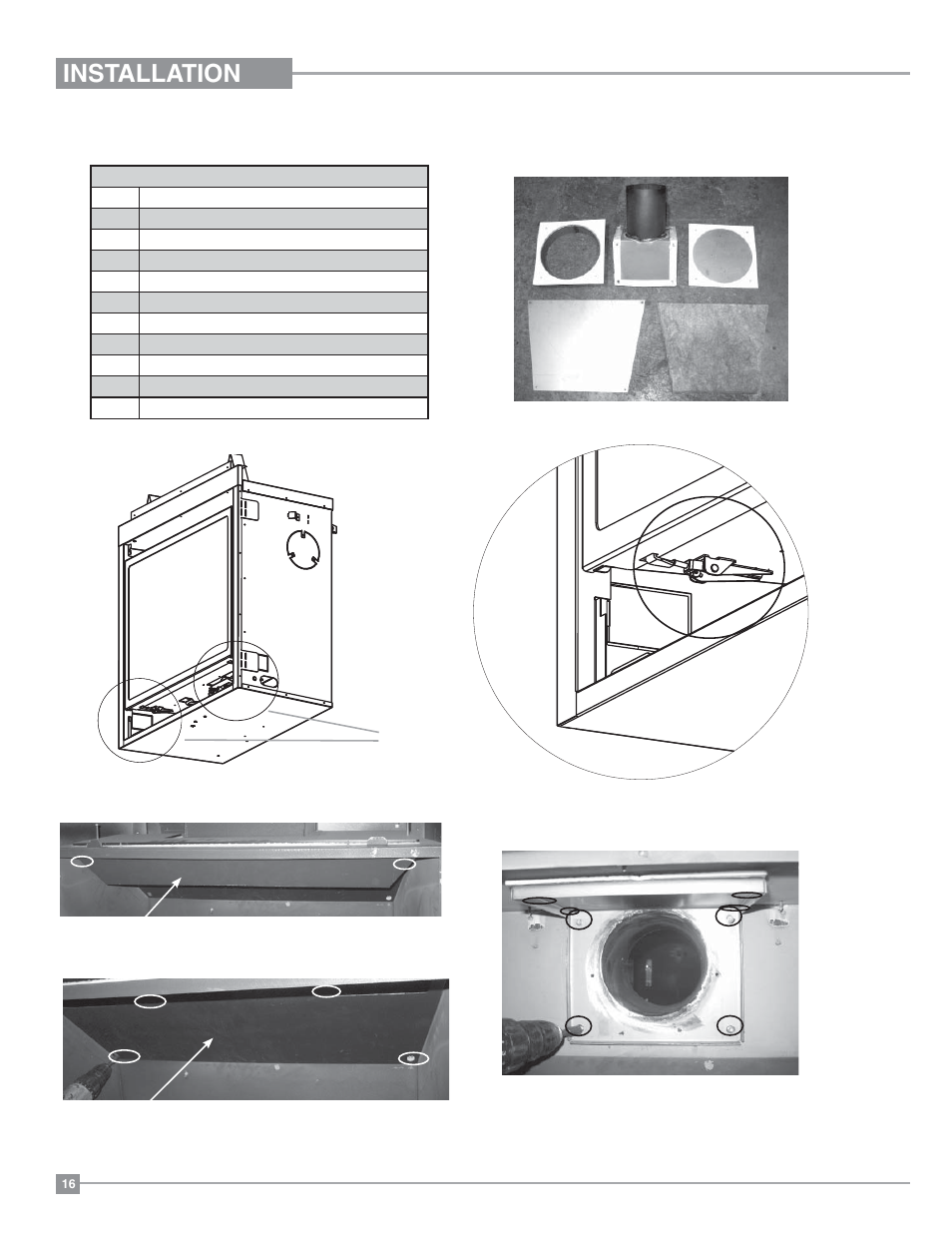 Installation, Conversion to top vent | Regency Bellavista B36XTE Medium Gas Fireplace User Manual | Page 16 / 72