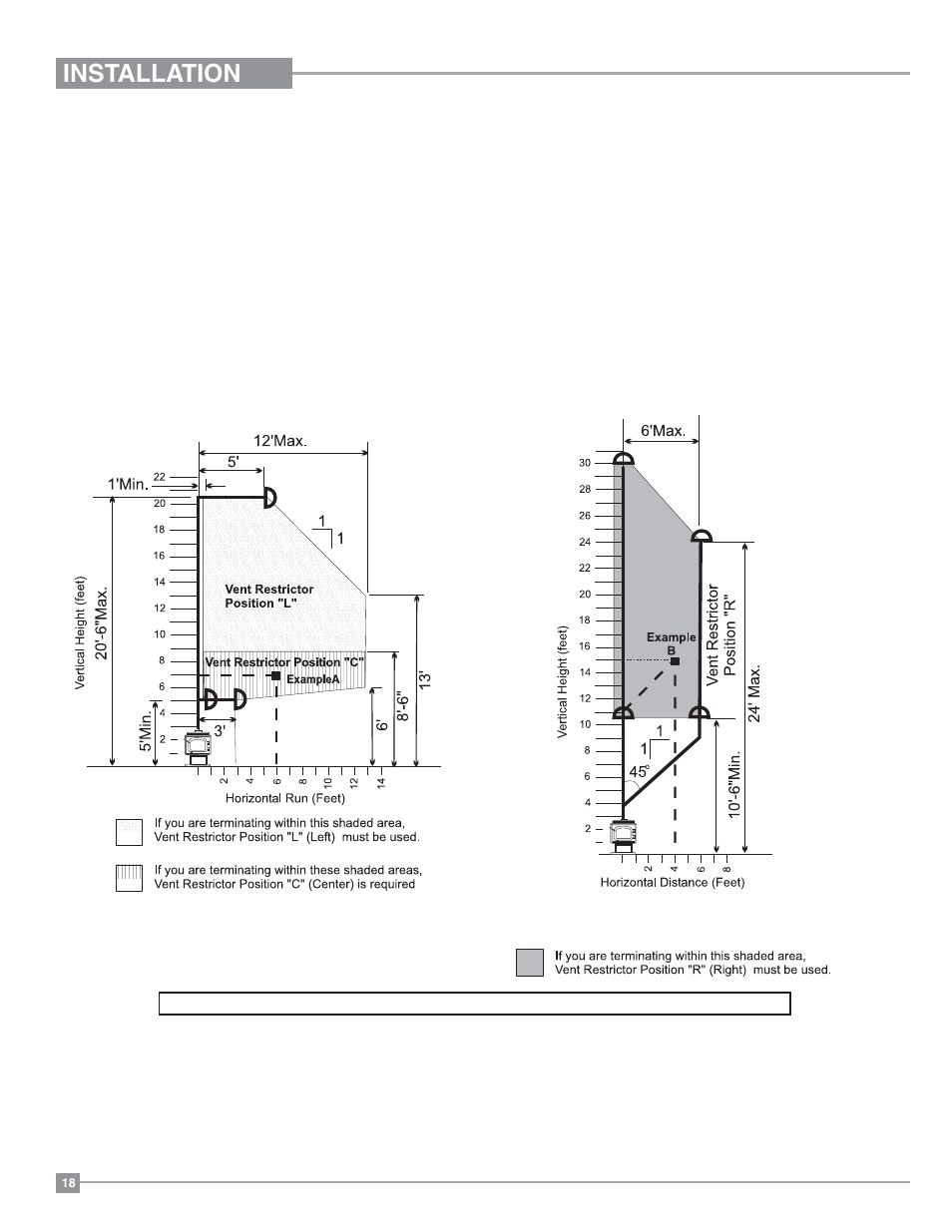 Installation | Regency Classic C34 Small Gas Stove User Manual | Page 18 / 44