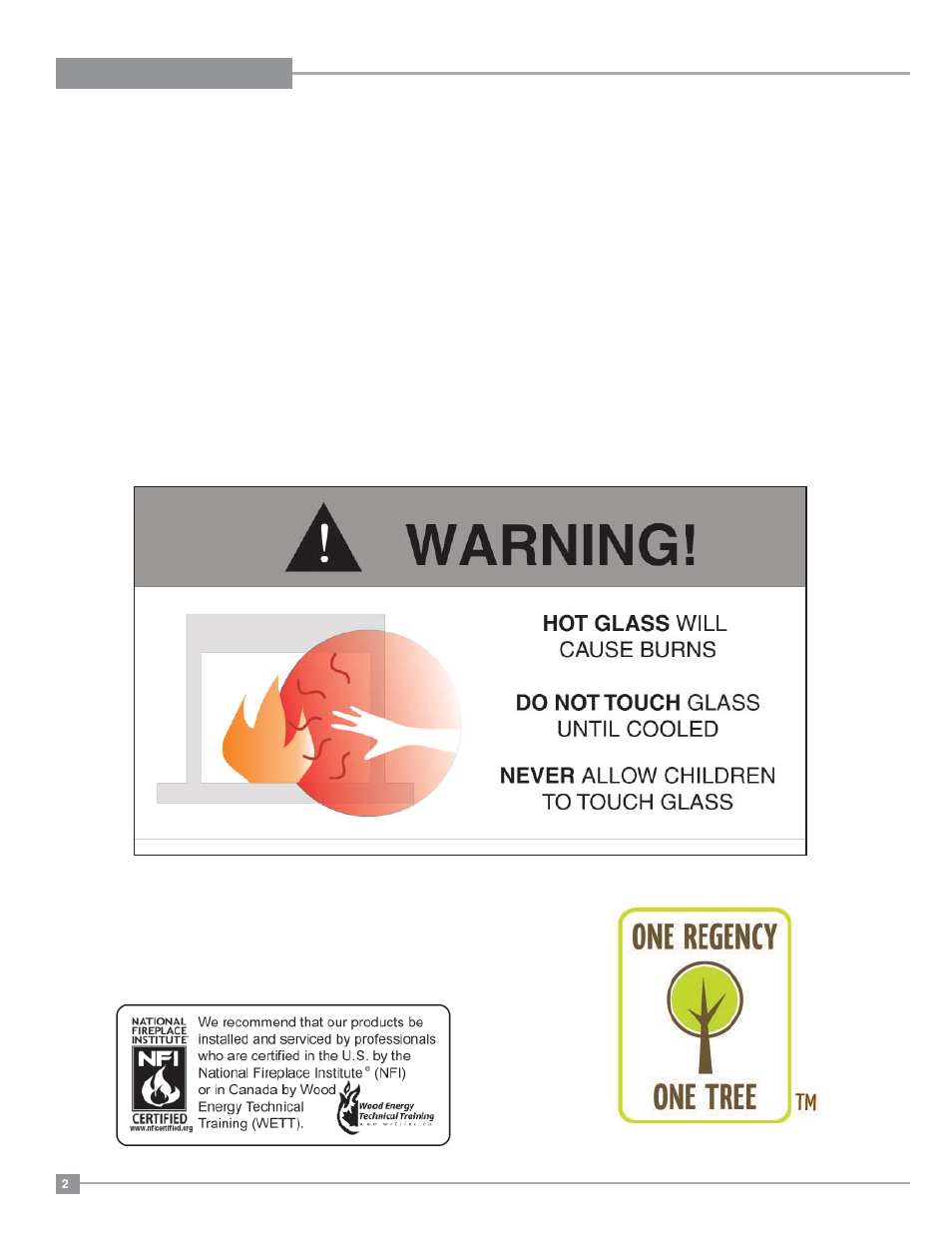 Fpi gas fireplace insert | Regency Excalibur EX-U31 Medium Gas Insert User Manual | Page 2 / 36