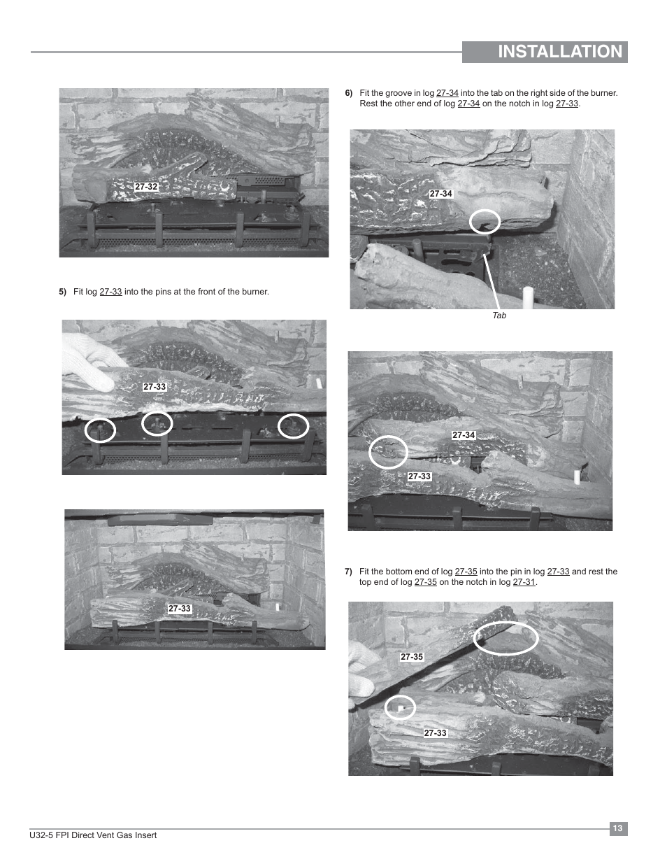 Installation | Regency Energy U32 Medium Gas Insert User Manual | Page 13 / 44