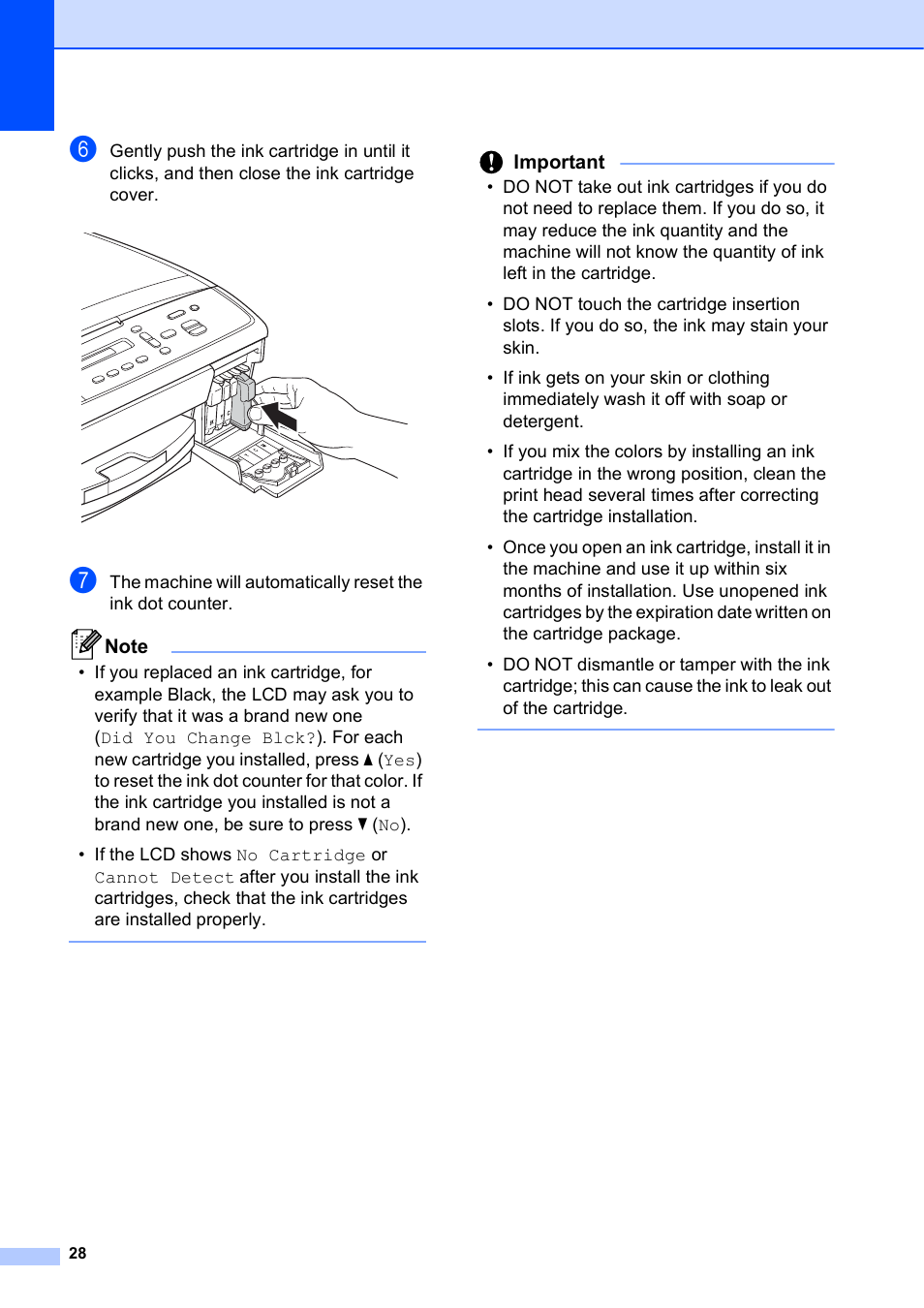 Brother Printer DCP-J140W User Manual | Page 38 / 76
