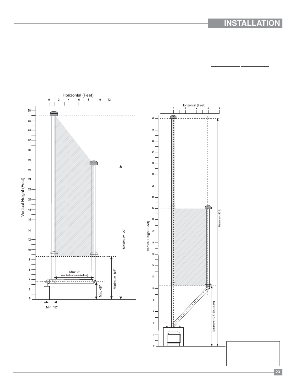 Installation | Regency Excalibur P90 Medium Gas Fireplace User Manual | Page 23 / 56