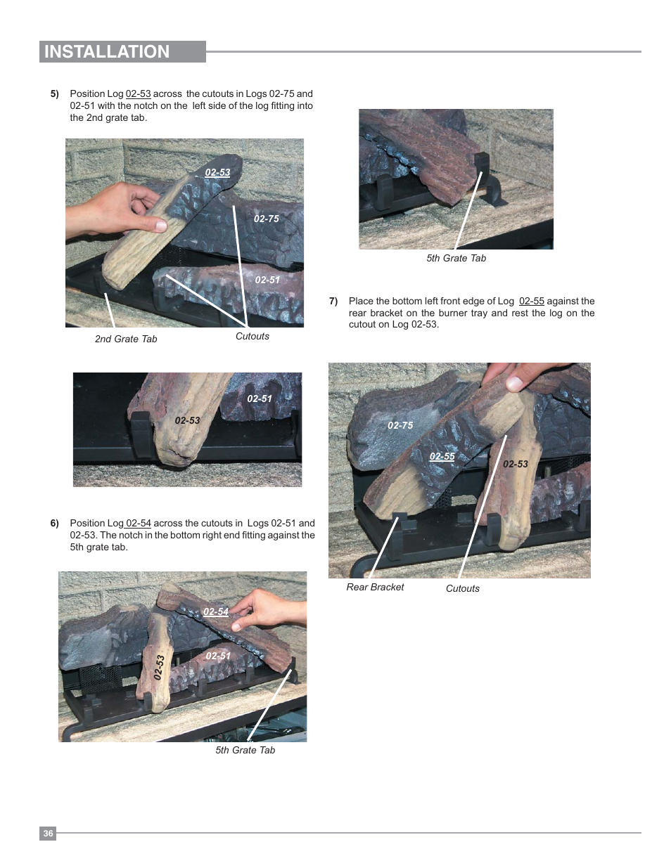 Installation | Regency Excalibur P90 Medium Gas Fireplace User Manual | Page 36 / 56
