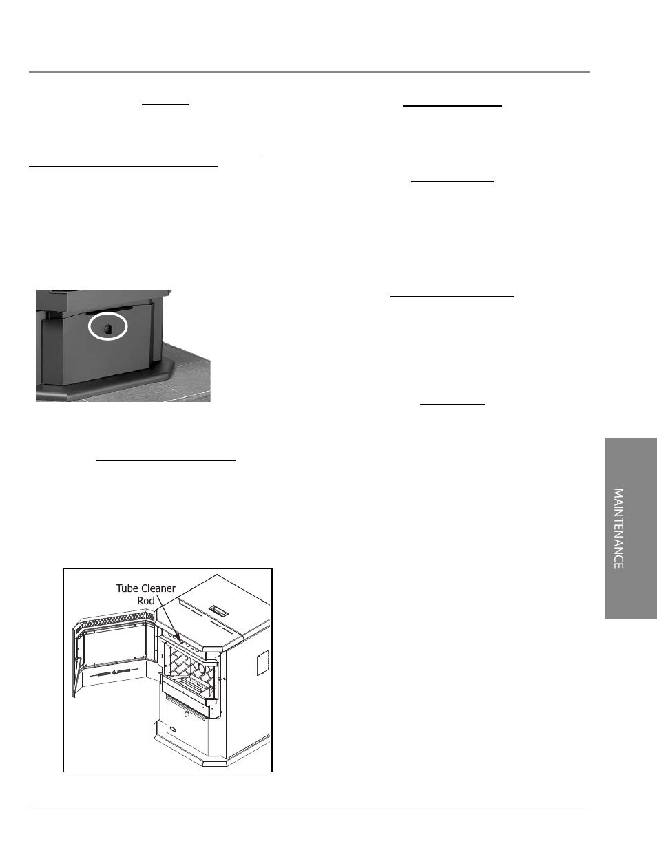 Maintenance | Regency Greenfire GFI55 Medium Pellet Insert User Manual | Page 11 / 16