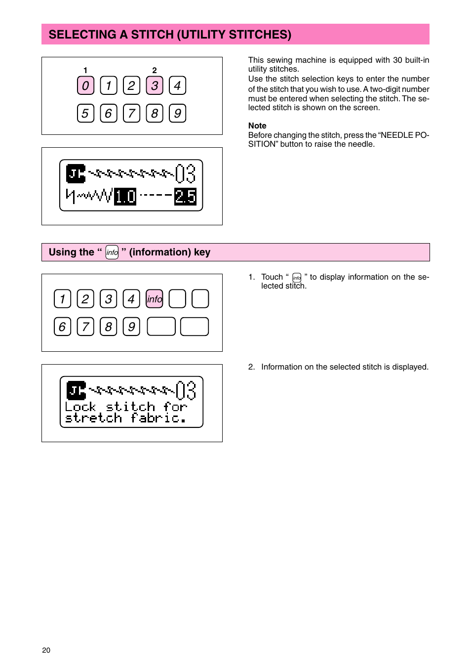 Brother PC 3000 User Manual | Page 23 / 104