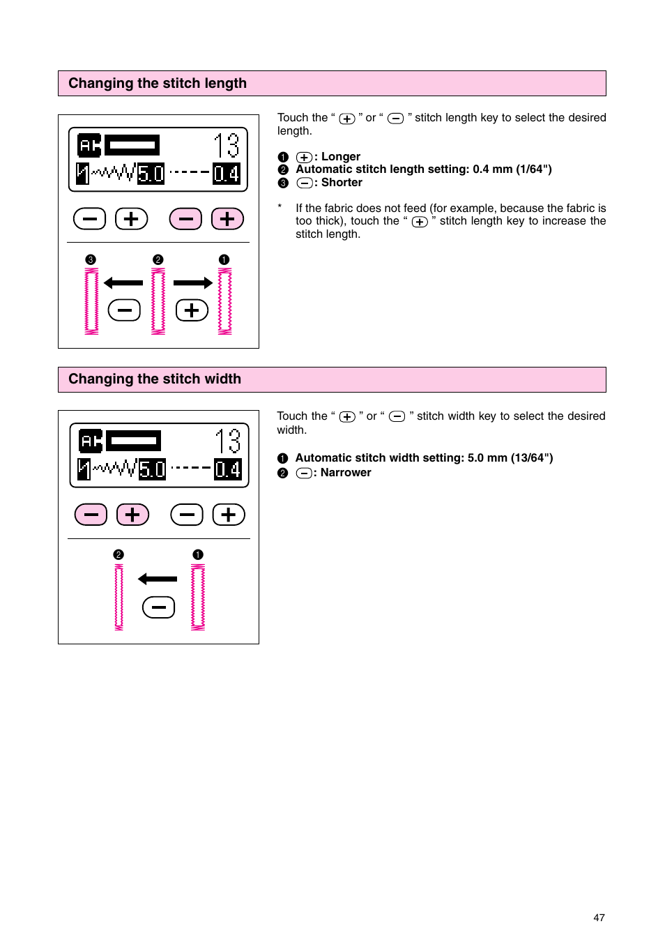 Brother PC 3000 User Manual | Page 50 / 104