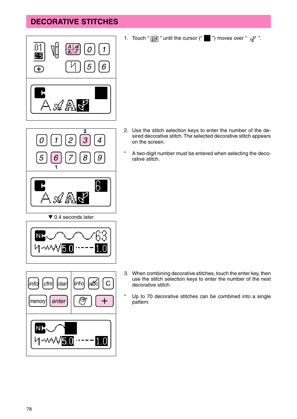 Brother PC 3000 User Manual | Page 81 / 104