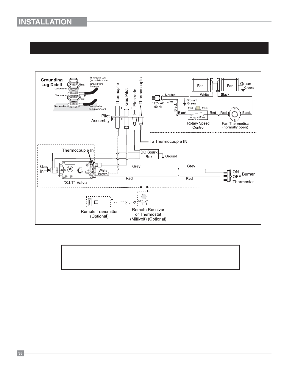 Installation, Propane | Regency Hampton H27 Medium Gas Stove User Manual | Page 38 / 48