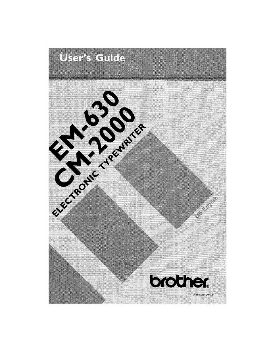 Brother CM-2000 User Manual | 201 pages