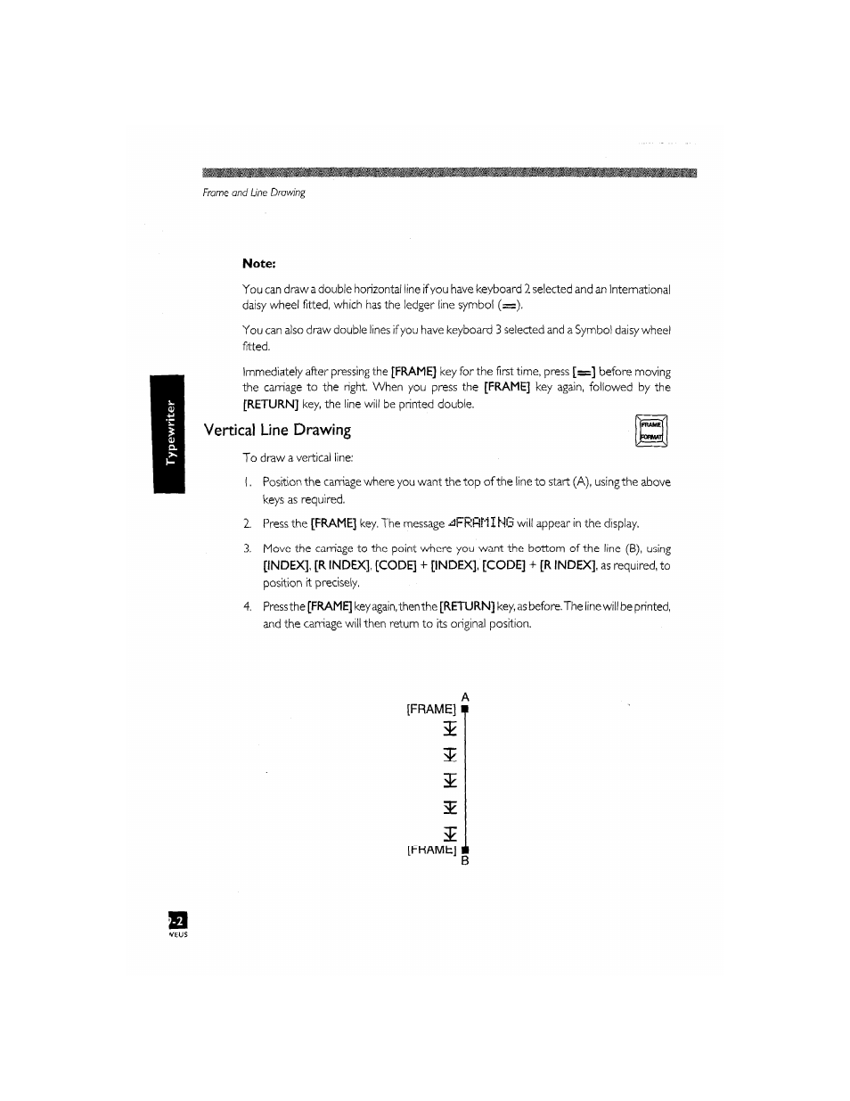 Vertical line drawing, Horizontal line drawing -1 | Brother CM-2000 User Manual | Page 94 / 201