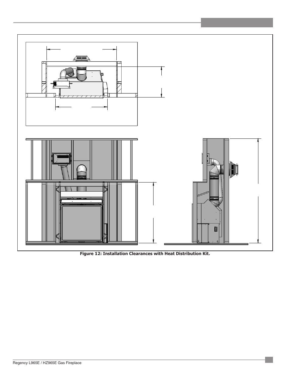 Installation | Regency Liberty L965E Large Gas Fireplace User Manual | Page 29 / 68