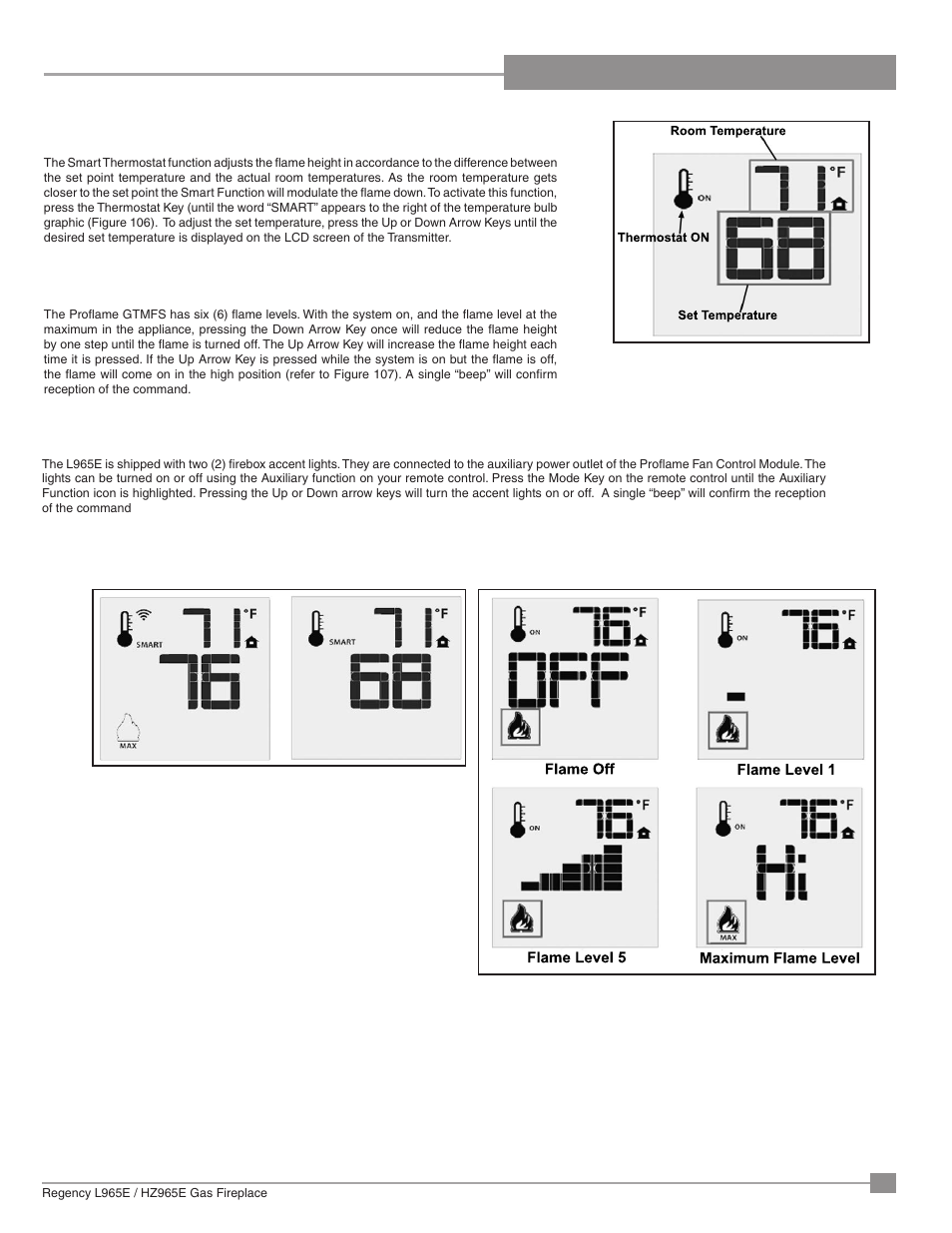 Installation operating instructions | Regency Liberty L965E Large Gas Fireplace User Manual | Page 55 / 68