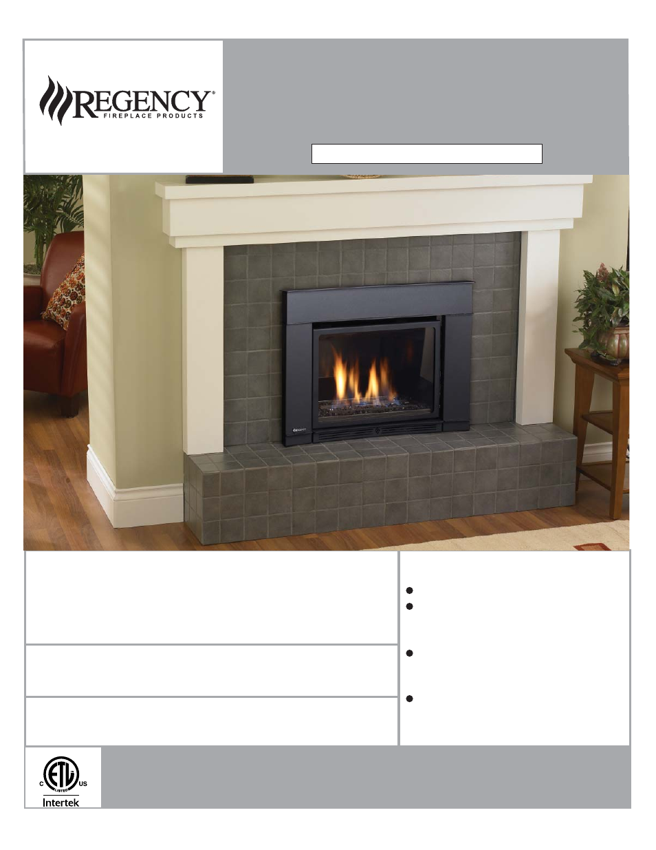 Regency Horizon HZI234E Small Gas Insert User Manual | 52 pages