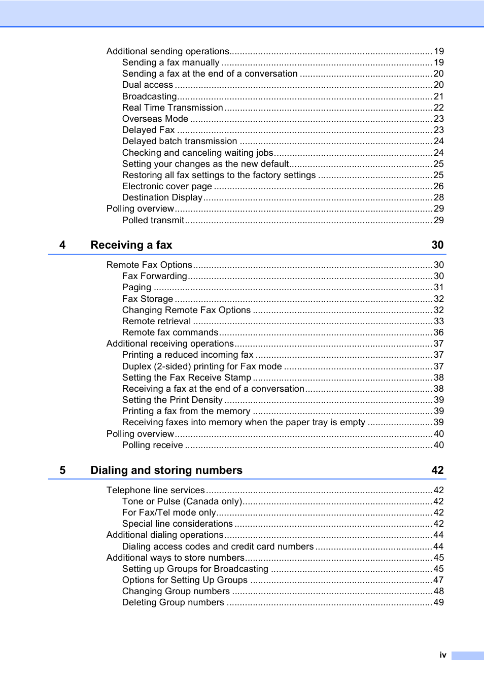 Brother iPrint&Scan MFC-8950DW User Manual | Page 5 / 94