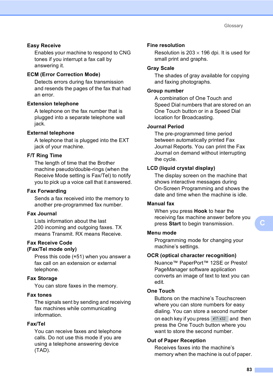 Brother iPrint&Scan MFC-8950DW User Manual | Page 89 / 94