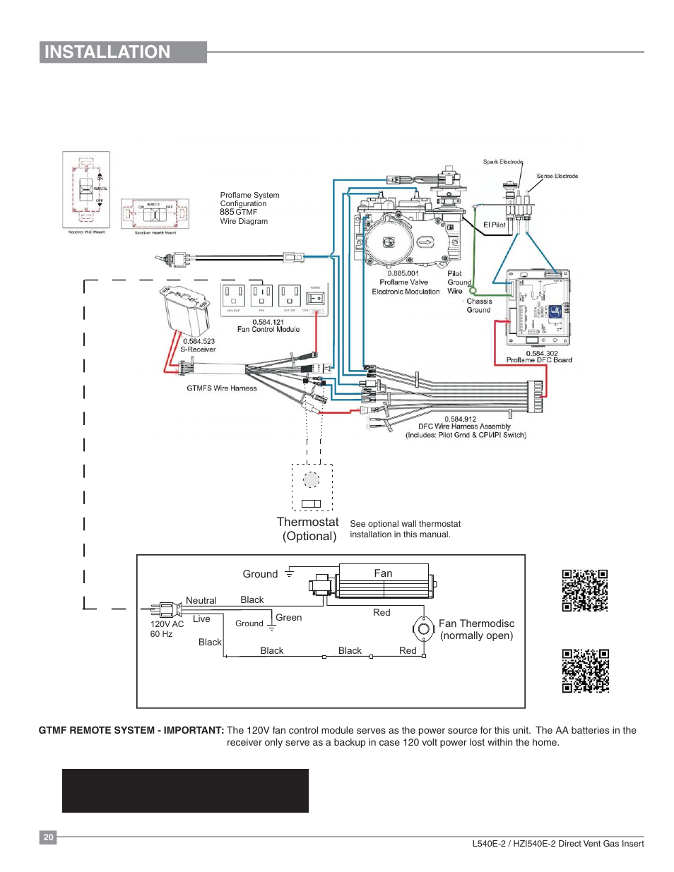 Installation | Regency Liberty L540EB Large Gas Insert User Manual | Page 20 / 56