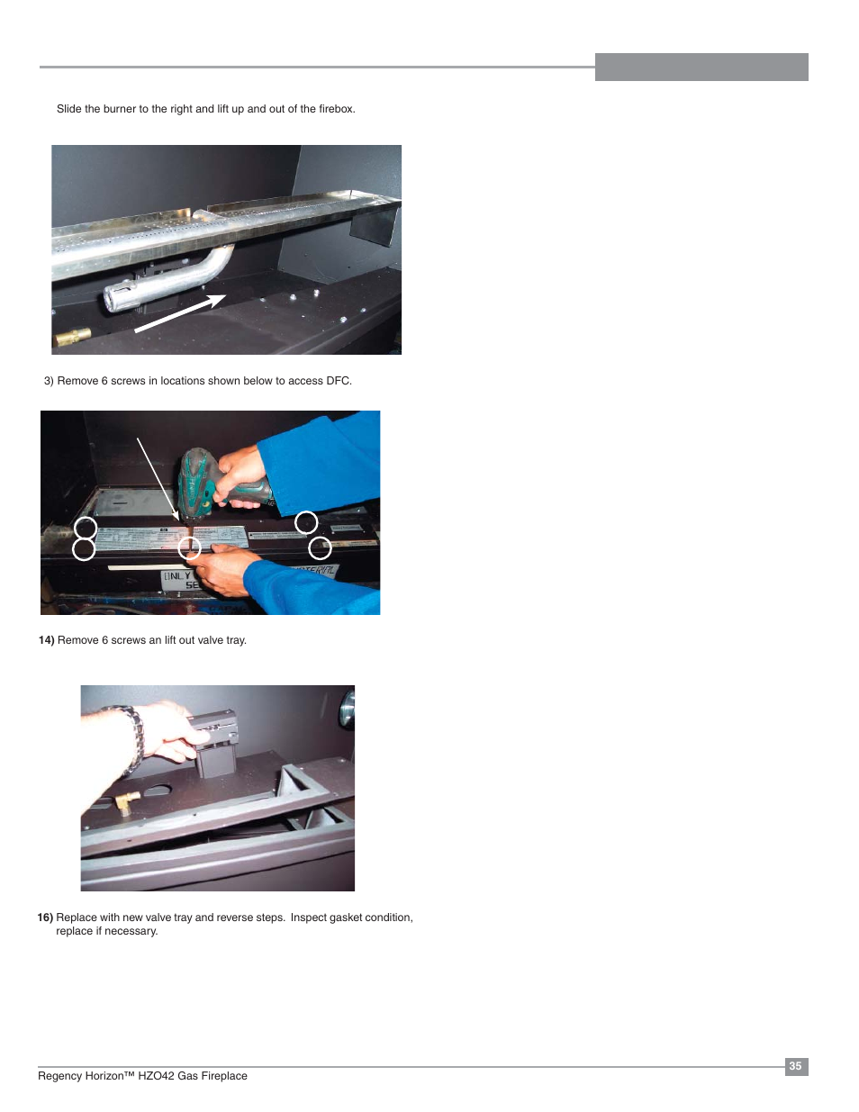 Maintenance | Regency Horizon HZO42 Outdoor Gas Fireplace User Manual | Page 35 / 44