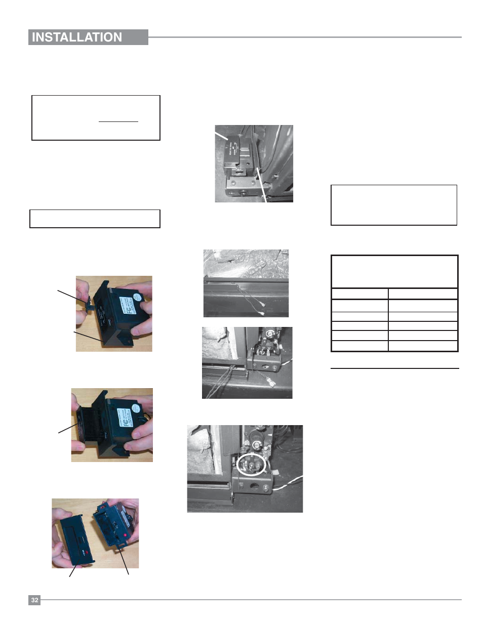 Installation, Optional remote control optional wall thermostat, Final check | Caution | Regency Liberty L234 Small Gas Insert User Manual | Page 32 / 44