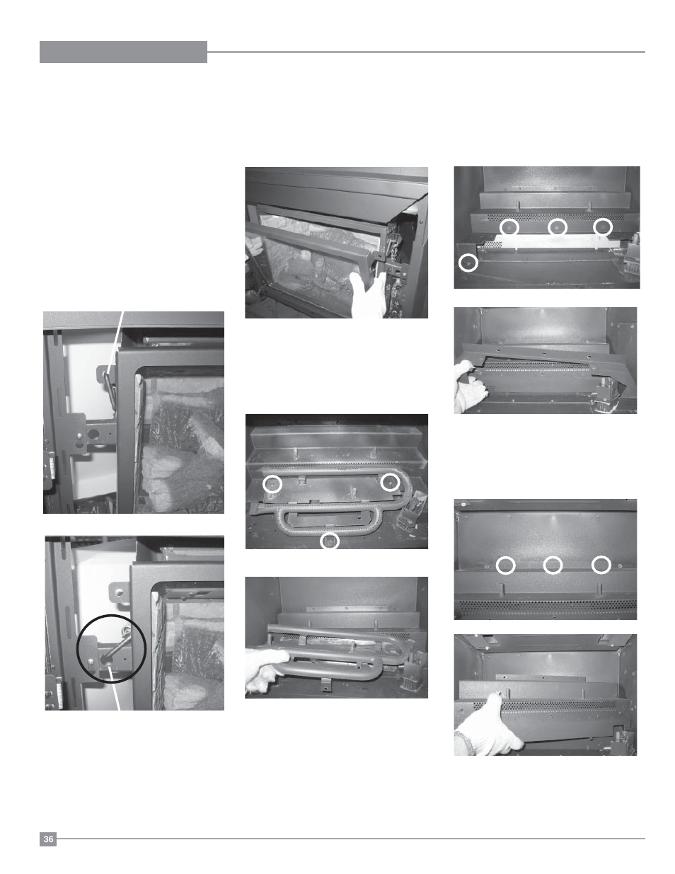Maintenance, Fan replacement | Regency Liberty L234 Small Gas Insert User Manual | Page 36 / 44