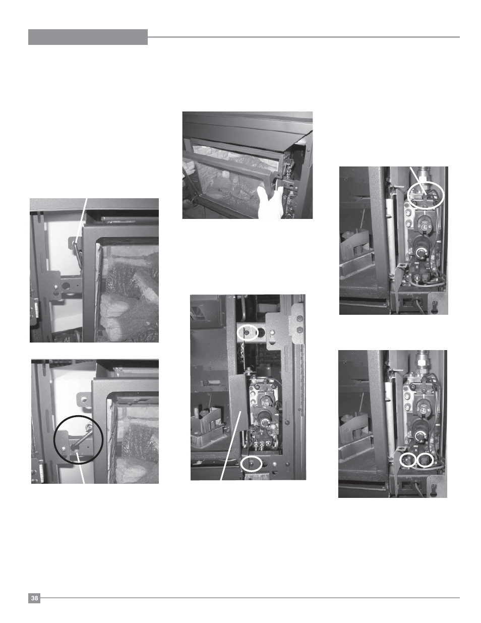 Maintenance, Valve replacement | Regency Liberty L234 Small Gas Insert User Manual | Page 38 / 44