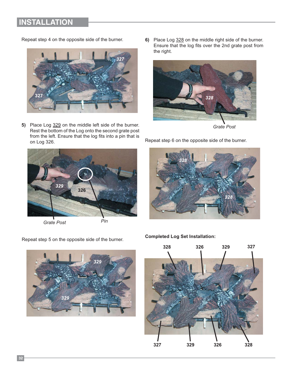 Installation | Regency Panorama P131 Three Sided Gas Fireplace User Manual | Page 32 / 48