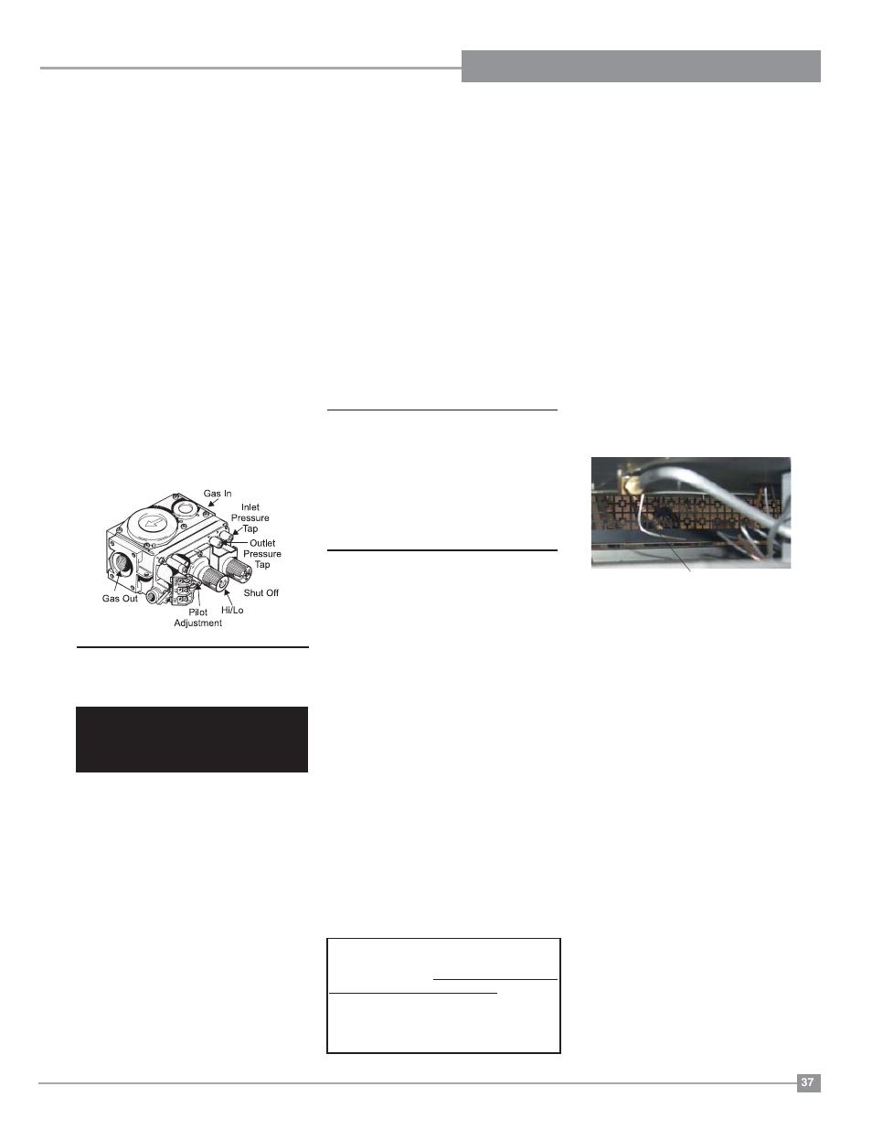Operating instructions, Lighting procedure, Shutdown procedure | First fire, Aeration adjustment | Regency Panorama P131 Three Sided Gas Fireplace User Manual | Page 37 / 48