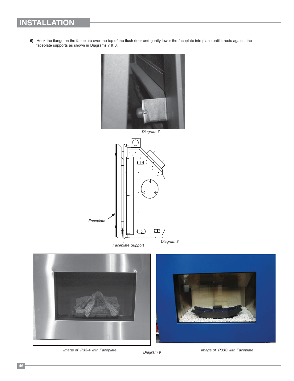 Installation | Regency Panorama P33 Small Gas Fireplace User Manual | Page 46 / 64