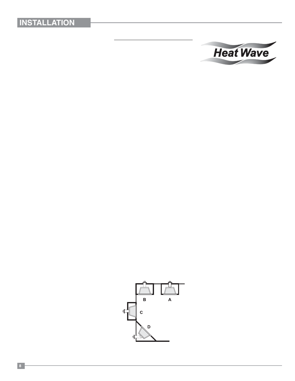 Installation, Duct system option, Installation checklist | Locating your fireplace | Regency Panorama P33 Small Gas Fireplace User Manual | Page 8 / 64