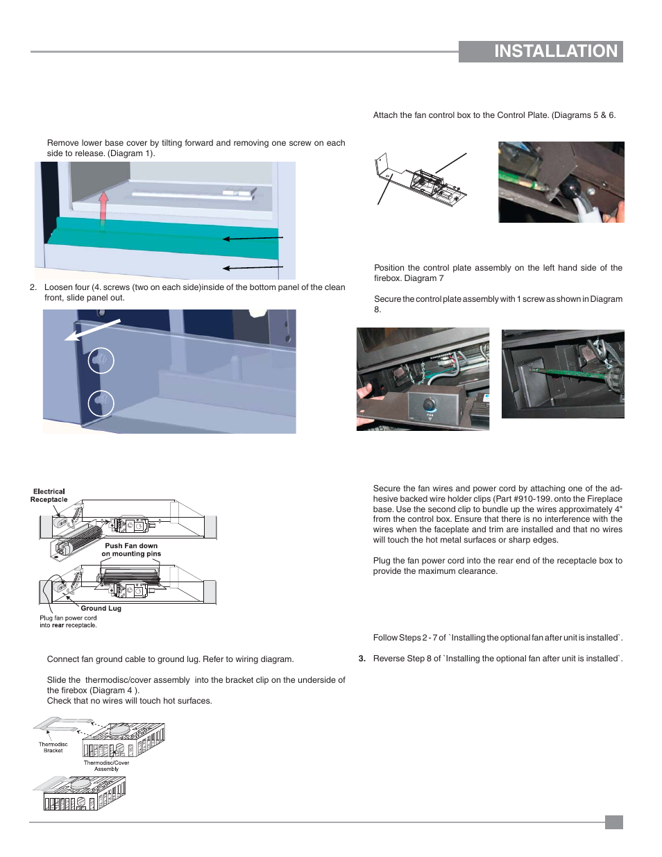 Installation | Regency Panorama P33CE Small Gas Fireplace User Manual | Page 45 / 56