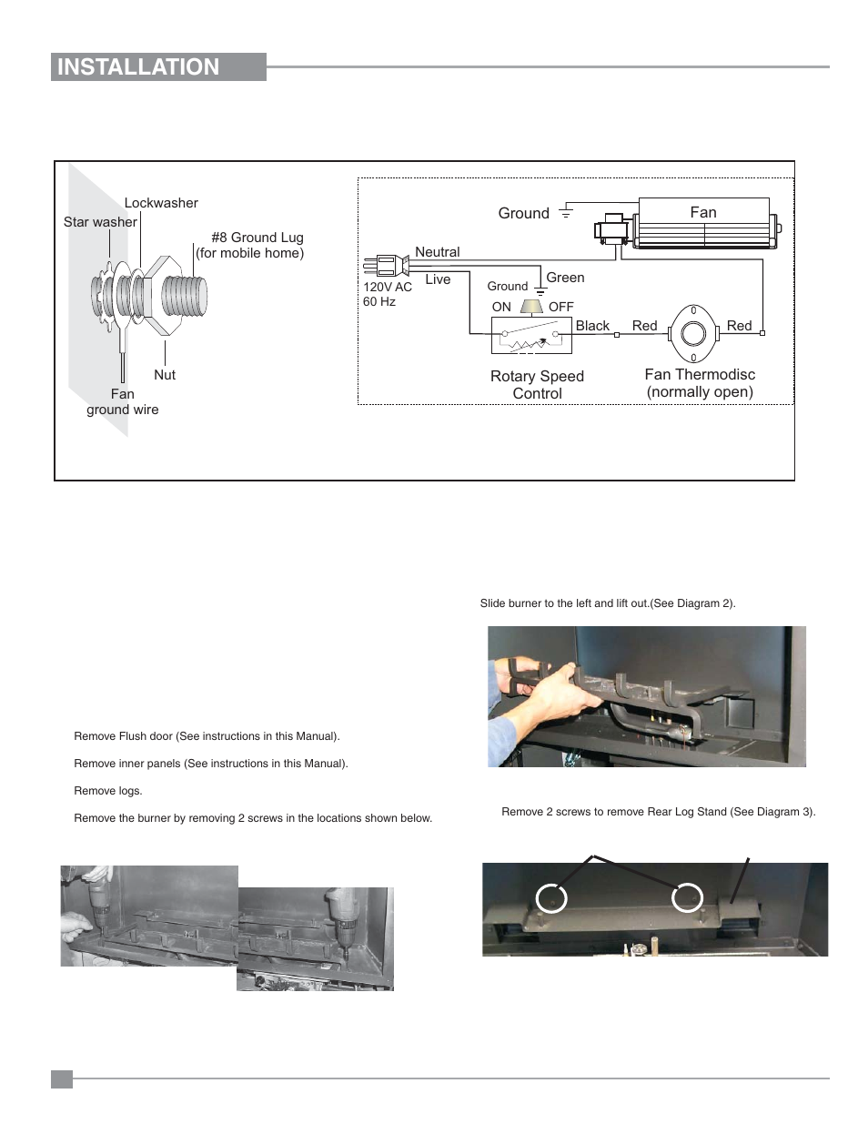 Installation | Regency Panorama P33CE Small Gas Fireplace User Manual | Page 46 / 56