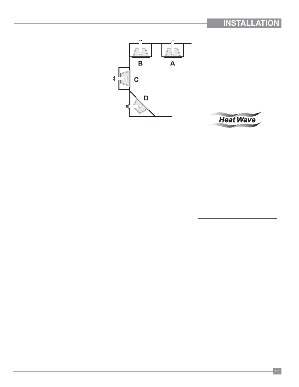 Installation, Locating your gas fireplace, Manufactured mobile home additional requirements | Regency Panorama P36D Medium Gas Fireplace User Manual | Page 11 / 64