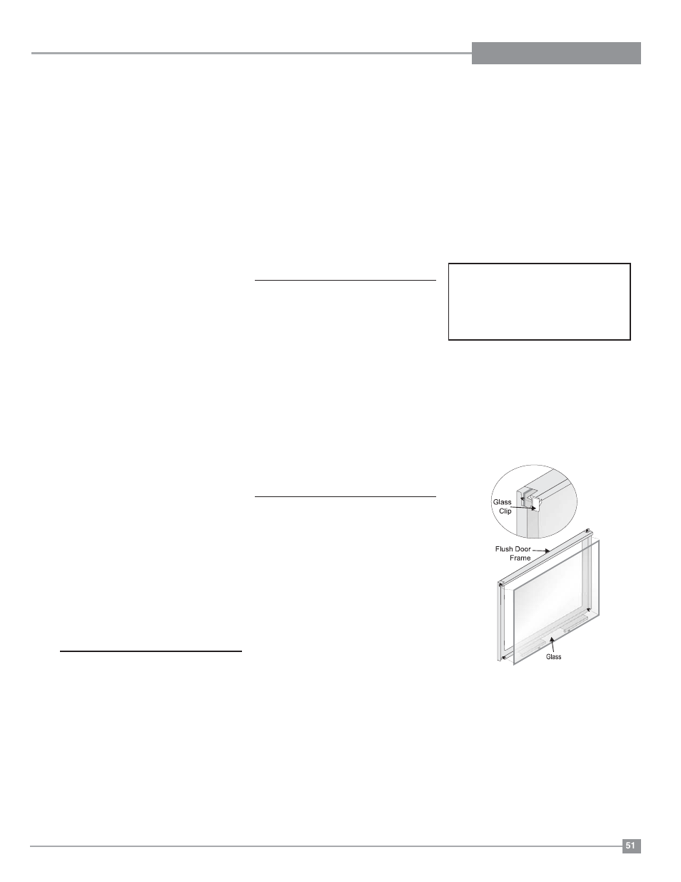 Maintenance, General vent maintenance, Log replacement | Thermopile/ thermocouple, Glass gasket, Door glass | Regency Panorama P36D Medium Gas Fireplace User Manual | Page 51 / 64