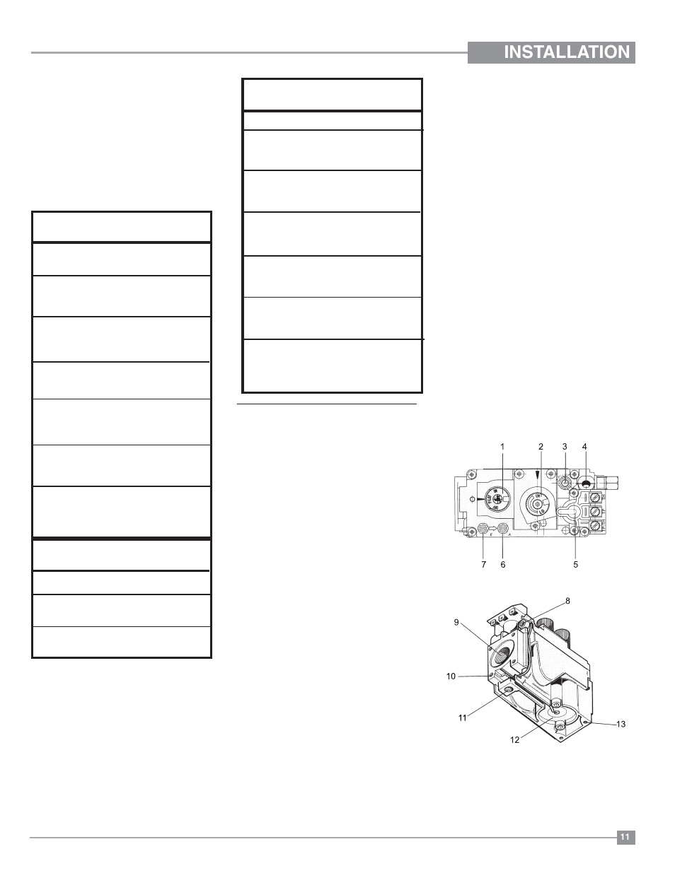 Installation, Gas pipe pressure testing, Gas connection | Regency Ultimate U38 Medium Gas Stove User Manual | Page 11 / 36