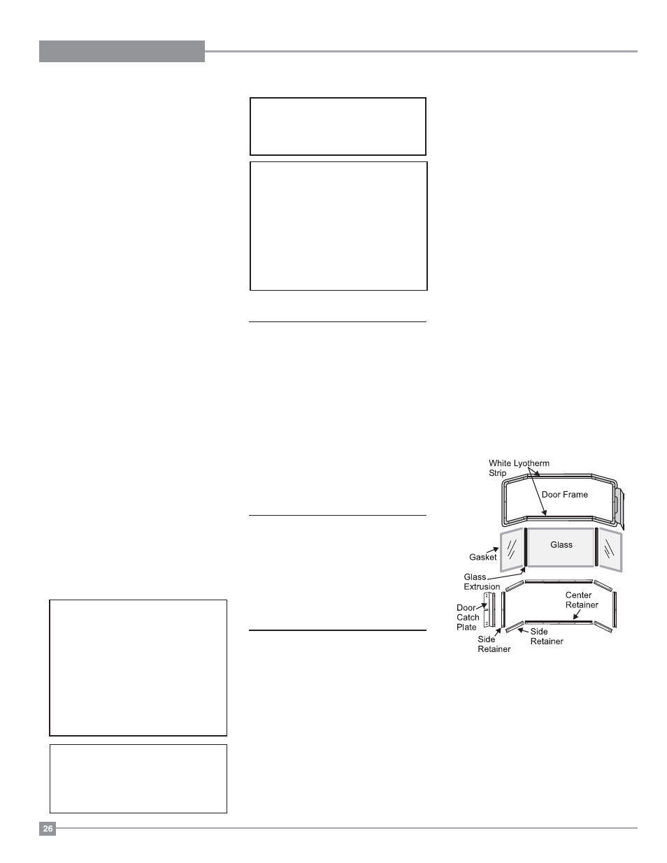 Maintenance, Maintenance instructions, Log replacement | Door and glass gasket, Gold-plated doors, Glass replacement | Regency Ultimate U38 Medium Gas Stove User Manual | Page 26 / 36