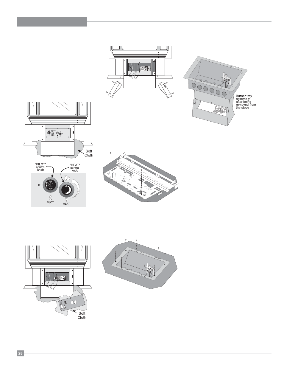 Maintenance, Removing valve | Regency Ultimate U38 Medium Gas Stove User Manual | Page 28 / 36