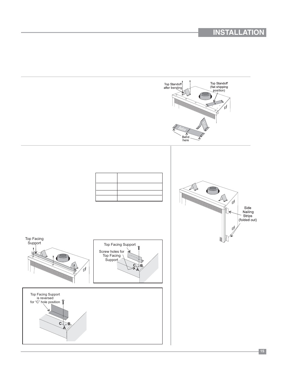 Installation | Regency Bellavista B36XT Medium Gas Fireplace User Manual | Page 15 / 68
