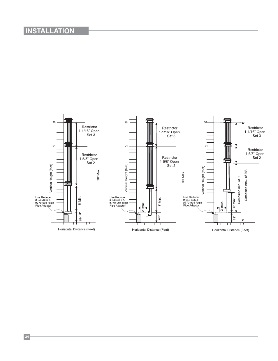 Installation | Regency Bellavista B36XT Medium Gas Fireplace User Manual | Page 34 / 68