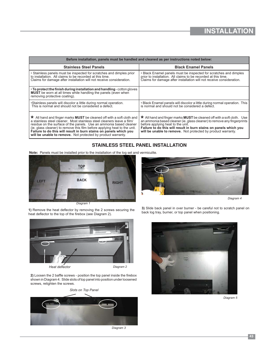 Installation | Regency Bellavista B36XT Medium Gas Fireplace User Manual | Page 43 / 68
