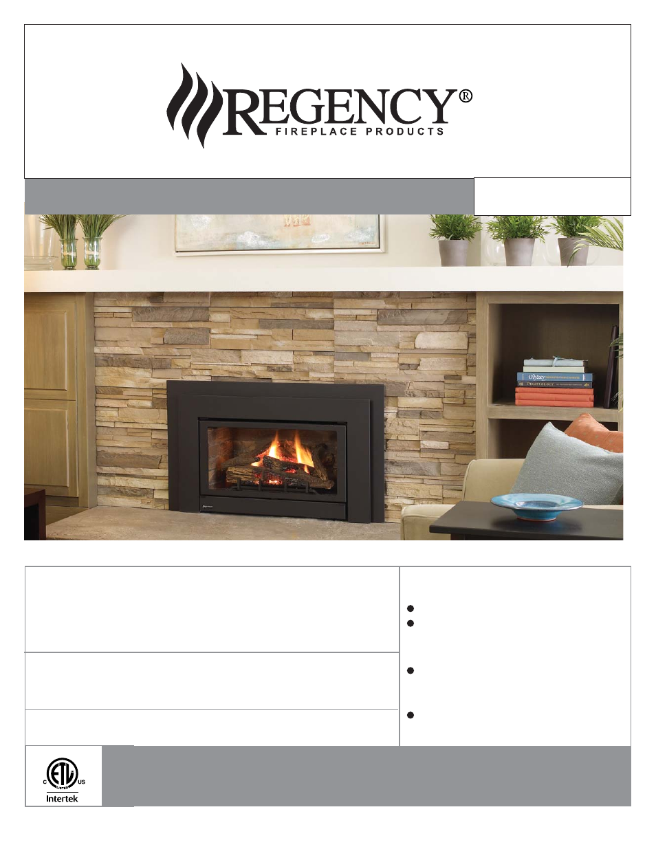 Regency Energy U32E Medium Gas Insert User Manual | 48 pages