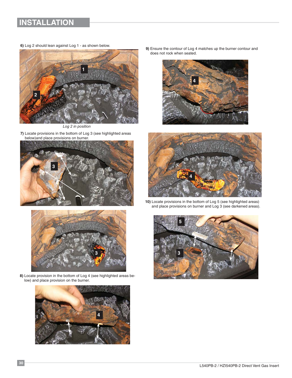 Installation | Regency Horizon HZI540PB Large Gas Insert User Manual | Page 30 / 56