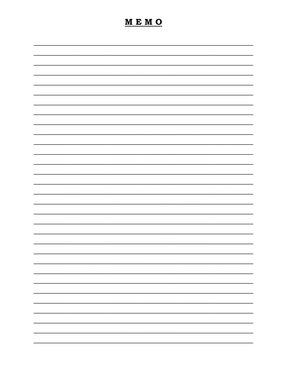 M e m o | Brother 681B-UG User Manual | Page 37 / 39
