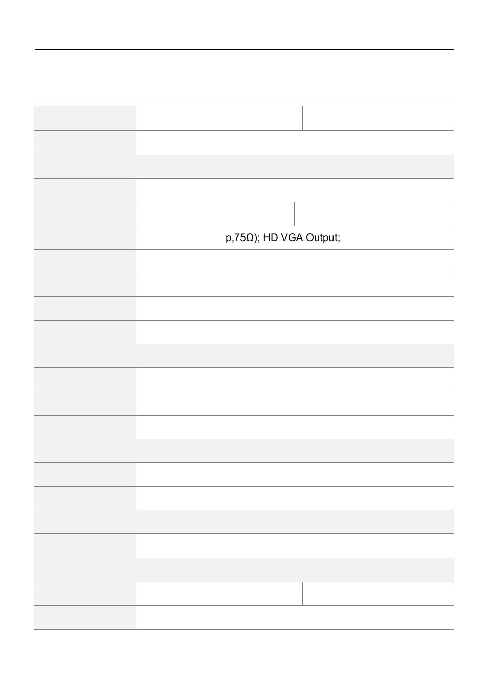 Appendix d specifications | Talos Security DR08 DVR Manual User Manual | Page 116 / 119